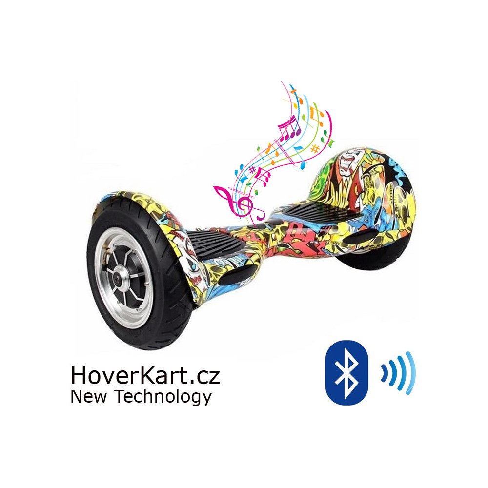 Hoverboard Offroad GRAFFITI s bluetooth reproduktorem